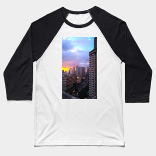 Manilla, Philippines at Sunset Baseball T-Shirt